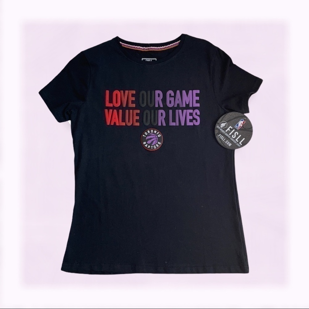 Nwt Women's FISLL/NBA Toronto Raptor's Social Justice